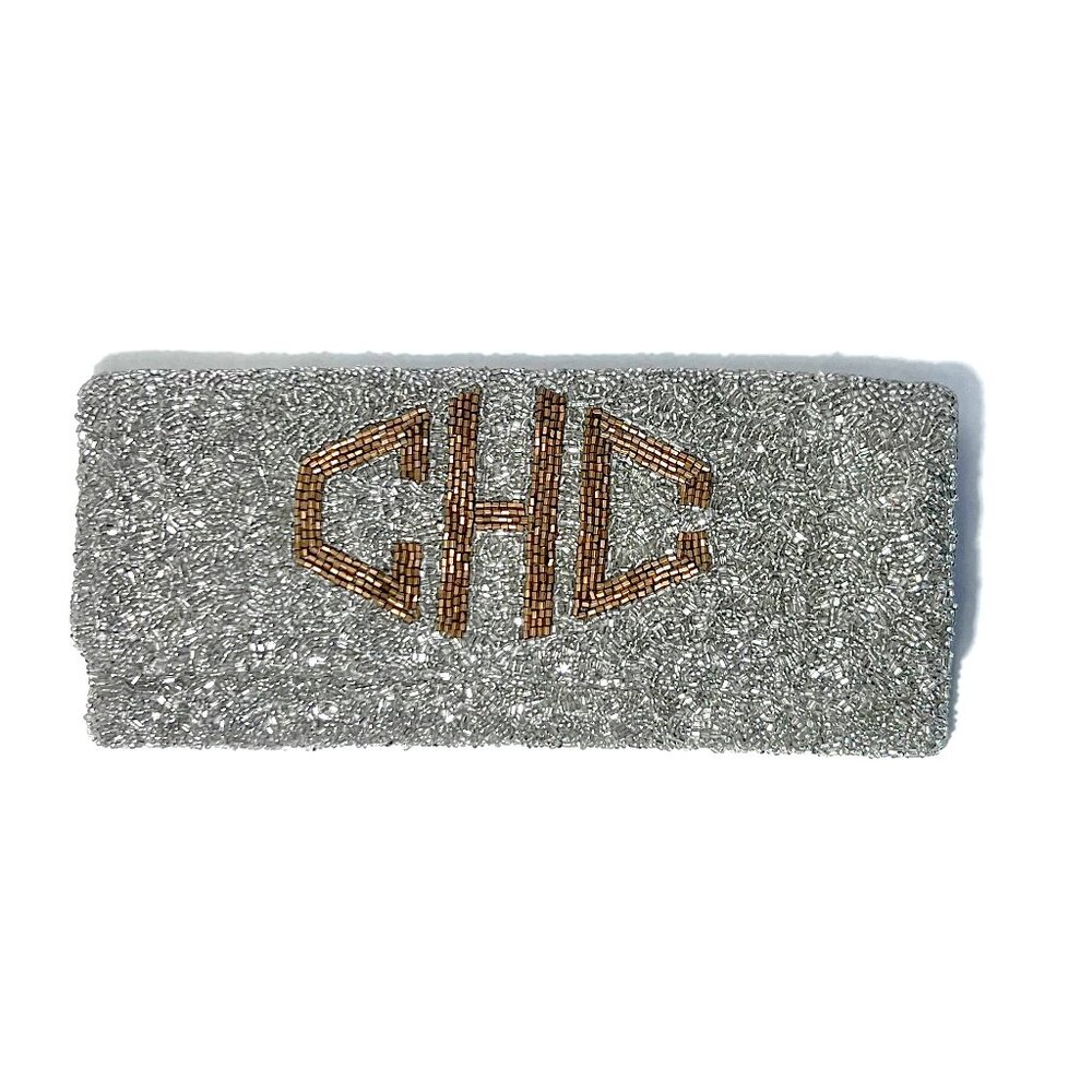 Beaded Clutch Purse Fold-over Handbag CHC by TIANA Designs